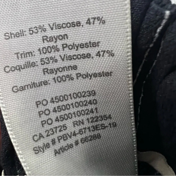 Wilfred pants capris linen wide leg light weight pin striped with bow tie up - Picture 7 of 8